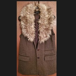 Topshop size 8 brown vest